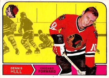 1968-69 O-Pee-Chee #153 Dennis Hull Front