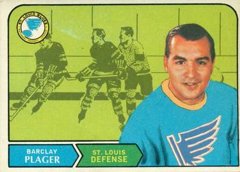 1968-69 O-Pee-Chee #177 Barclay Plager Front