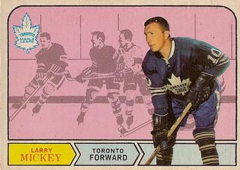 1968-69 O-Pee-Chee #195 Larry Mickey Front