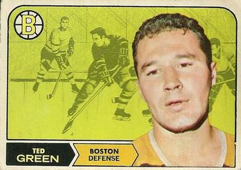 1968-69 O-Pee-Chee #4 Ted Green Front
