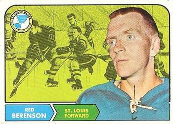 1968-69 Topps #114 Red Berenson Front
