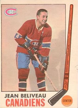 1969-70 O-Pee-Chee #10 Jean Beliveau Front