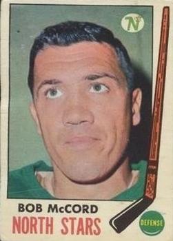 1969-70 O-Pee-Chee #123 Bob McCord Front