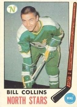 1969-70 O-Pee-Chee #126 Bill Collins Front