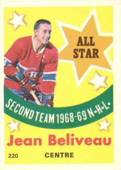 1969-70 O-Pee-Chee #220 Jean Beliveau Front