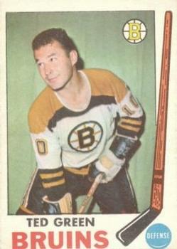 1969-70 O-Pee-Chee #23 Ted Green Front