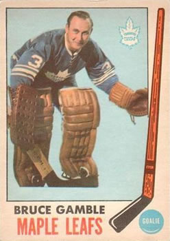 1969-70 O-Pee-Chee #44 Bruce Gamble Front