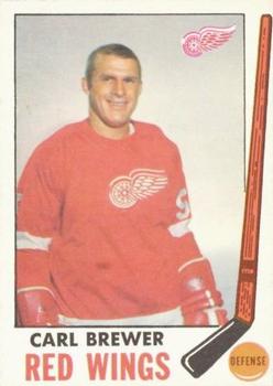 1969-70 O-Pee-Chee #59 Carl Brewer Front