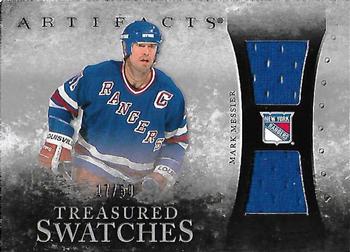 2010-11 Upper Deck Artifacts - Treasured Swatches Silver #TS-MM Mark Messier  Front