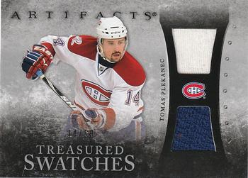 2010-11 Upper Deck Artifacts - Treasured Swatches Silver #TS-TP Tomas Plekanec  Front