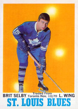 1970-71 O-Pee-Chee #111 Brit Selby Front