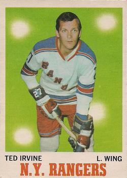 1970-71 O-Pee-Chee #65 Ted Irvine Front