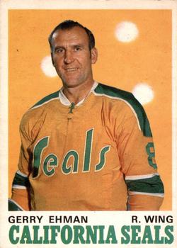 1970-71 O-Pee-Chee #187 Gerry Ehman Front