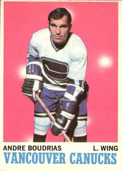 1970-71 O-Pee-Chee #121 Andre Boudrias Front