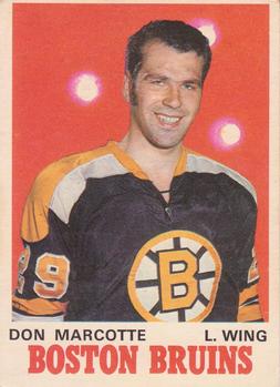 1970-71 O-Pee-Chee #138 Don Marcotte Front