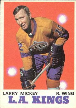 1970-71 O-Pee-Chee #162 Larry Mickey Front