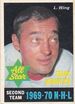 1970-71 O-Pee-Chee #242 Frank Mahovlich Front
