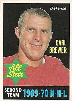 1970-71 O-Pee-Chee #243 Carl Brewer Front