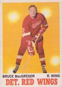 1970-71 O-Pee-Chee #27 Bruce MacGregor Front