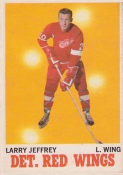 1970-71 O-Pee-Chee #28 Larry Jeffrey Front