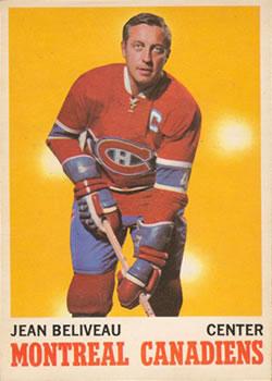 1970-71 O-Pee-Chee #55 Jean Beliveau Front