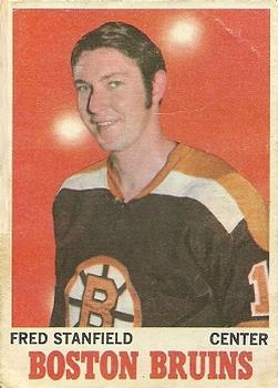 1970-71 O-Pee-Chee #5 Fred Stanfield Front