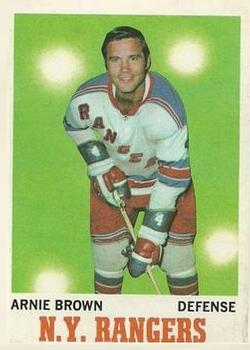 1970-71 O-Pee-Chee #66 Arnie Brown Front