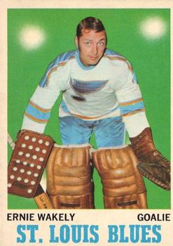 1970-71 O-Pee-Chee #97 Ernie Wakely Front
