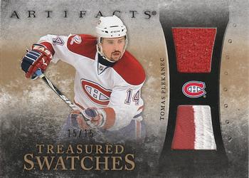 2010-11 Upper Deck Artifacts - Treasured Swatches Jersey Patch Gold #TS-TP Tomas Plekanec  Front