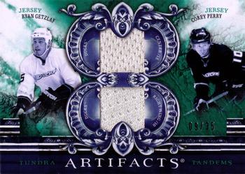 2010-11 Upper Deck Artifacts - Tundra Tandems Emerald #TT2-ANA Ryan Getzlaf / Corey Perry  Front