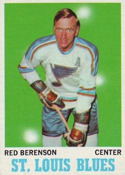 1970-71 Topps #103 Red Berenson Front