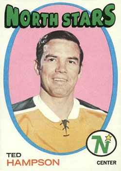 1971-72 O-Pee-Chee #101 Ted Hampson Front