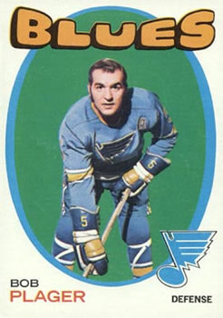 1971-72 O-Pee-Chee #103 Bob Plager Front