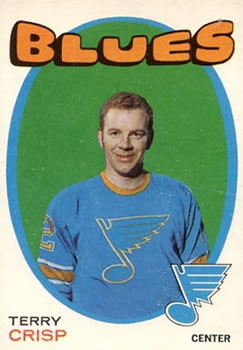 1971-72 O-Pee-Chee #127 Terry Crisp Front