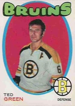 1971-72 O-Pee-Chee #173 Ted Green Front