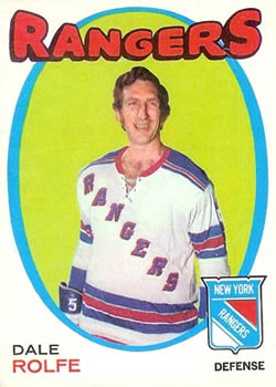 1971-72 O-Pee-Chee #219 Dale Rolfe Front