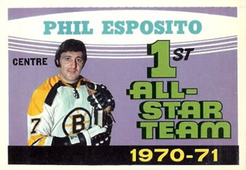 1971-72 O-Pee-Chee #253 Phil Esposito Front