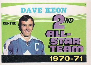 1971-72 O-Pee-Chee #259 Dave Keon Front