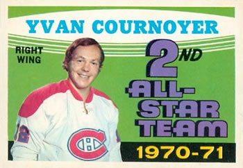 1971-72 O-Pee-Chee #260 Yvan Cournoyer Front