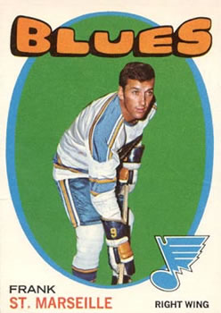1971-72 O-Pee-Chee #38 Frank St. Marseille Front