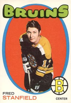 1971-72 O-Pee-Chee #7 Fred Stanfield Front