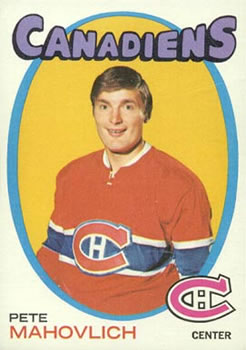 1971-72 O-Pee-Chee #84 Pete Mahovlich Front