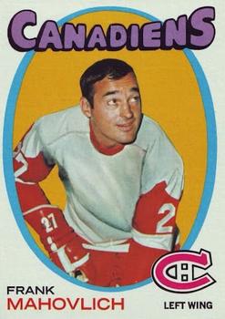 1971-72 Topps #105 Frank Mahovlich Front