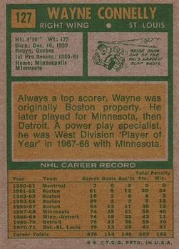 1971-72 Topps #127 Wayne Connelly Back