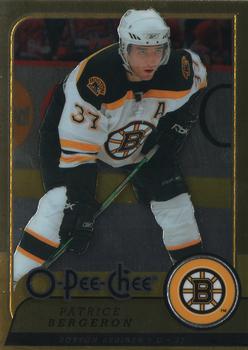 2008-09 O-Pee-Chee - Gold #34 Patrice Bergeron Front
