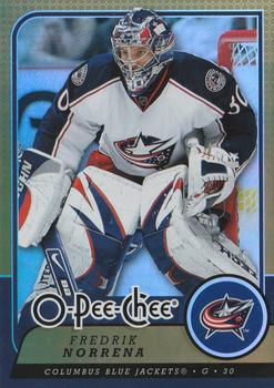 2008-09 O-Pee-Chee - Gold #37 Fredrik Norrena Front