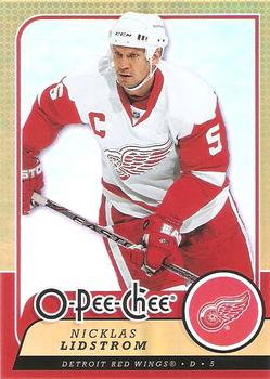 2008-09 O-Pee-Chee - Gold #131 Nicklas Lidstrom Front