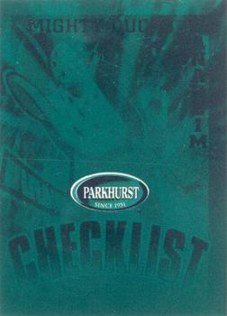 1995-96 Parkhurst International - Emerald Ice #279 Mighty Ducks Checklist Front