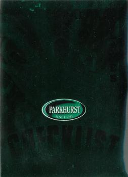 1995-96 Parkhurst International - Emerald Ice #306 Flames Checklist Front