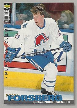 1995-96 Collector's Choice - Player's Club #26 Peter Forsberg Front